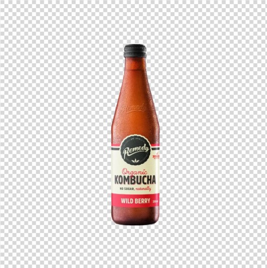 A beverage photo without its background