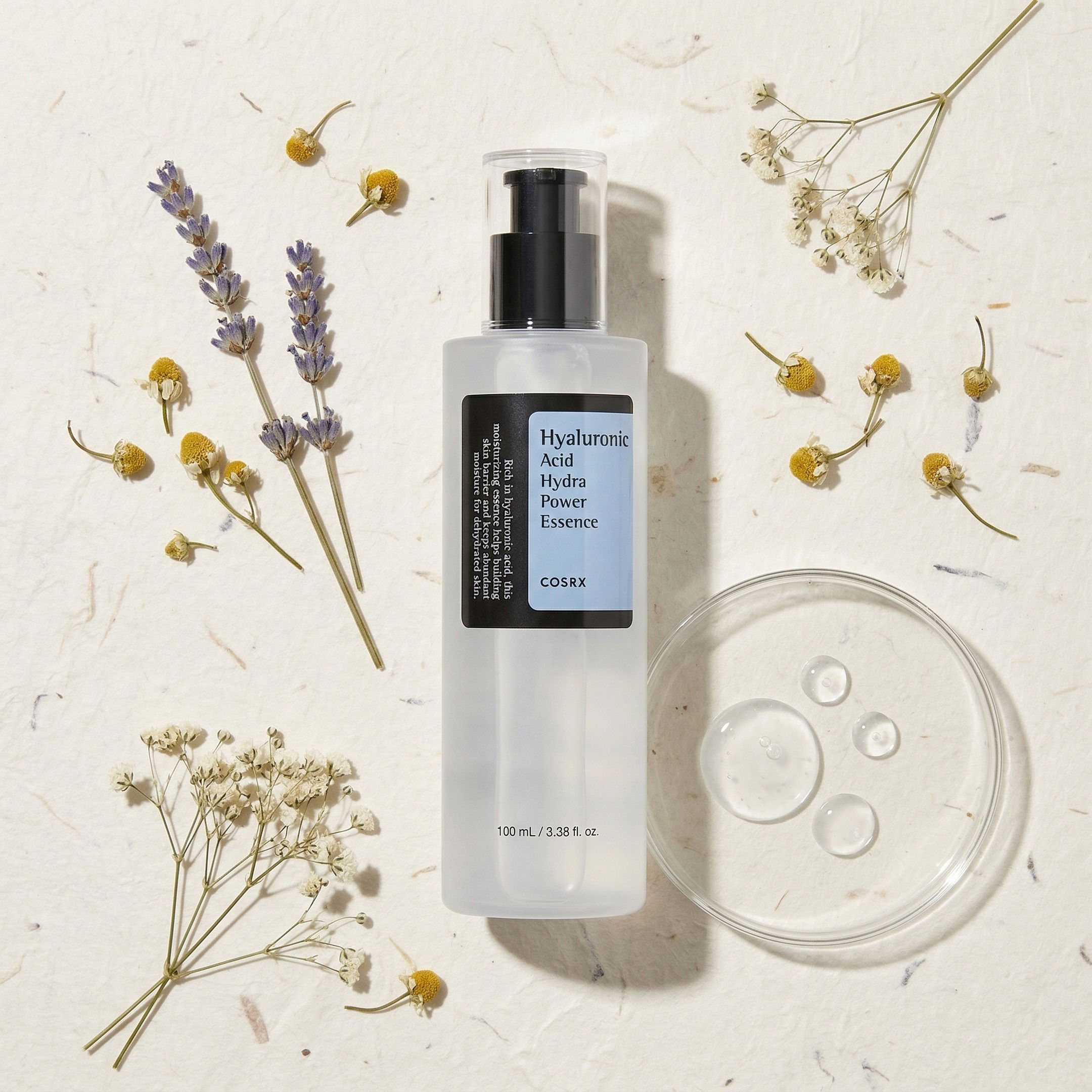 A skincare product with a lot of text reproduced accurately in a Pebblely AI image