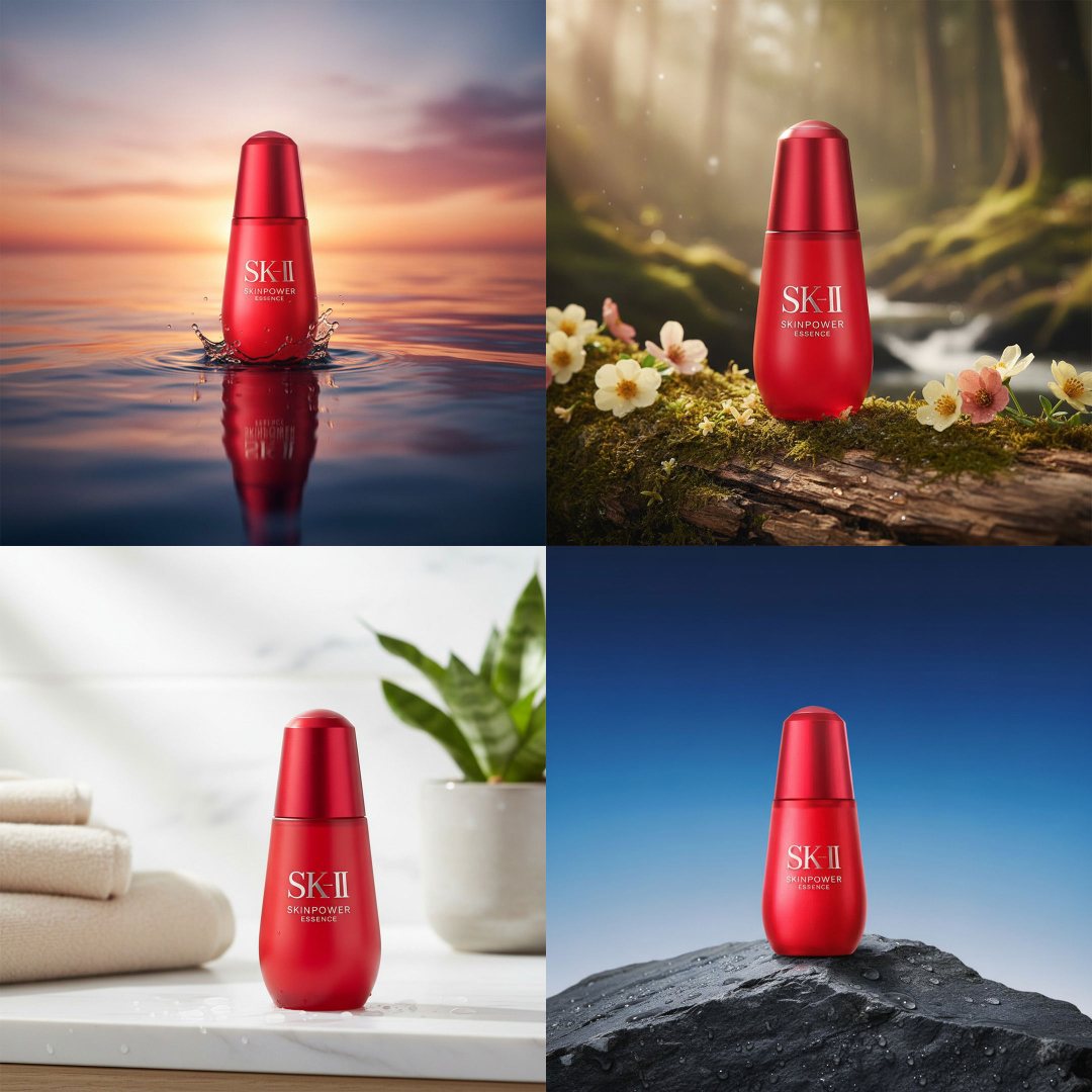 Same product shown across multiple templates