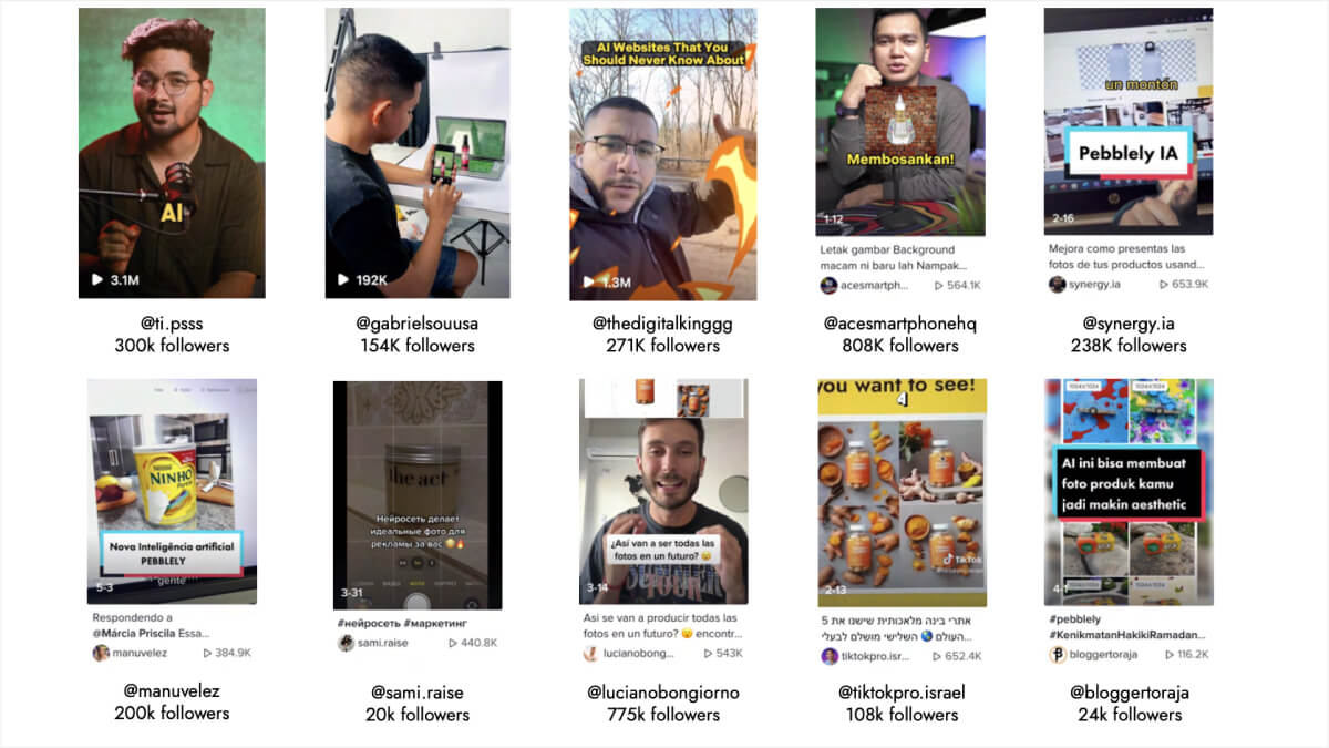 Community videos about Pebblely
