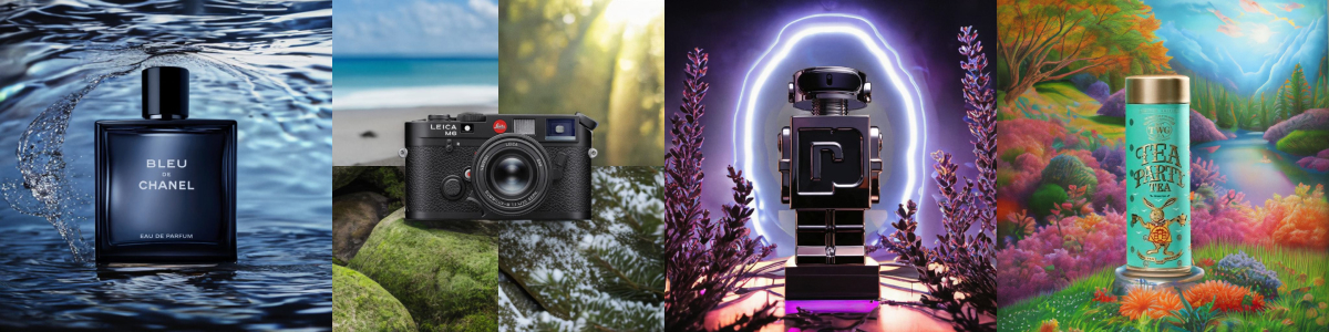 Product images with impossible settings